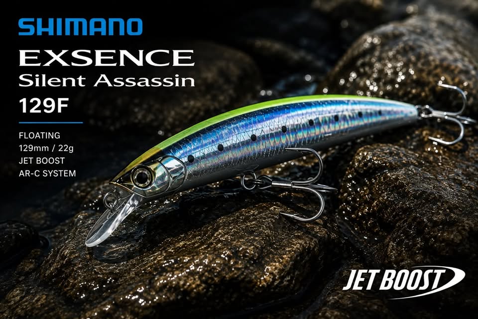 SHIMANO EXSENCE Silent Assassin 129F JET BOOST